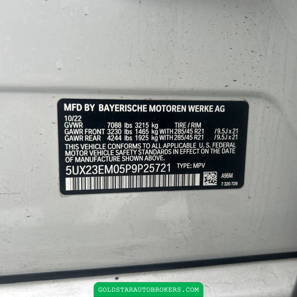 2023 BMW X7 XDrive40i