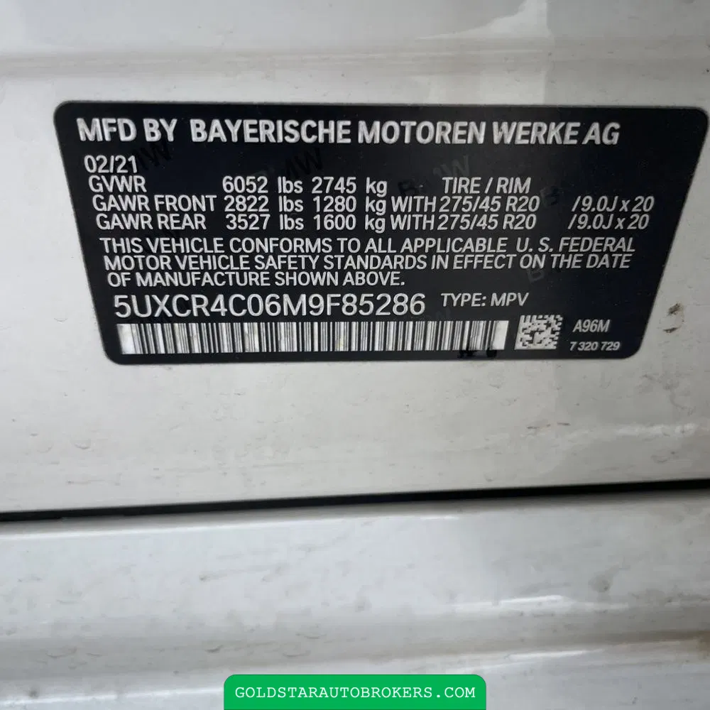 2021 BMW X5 sDrive40i