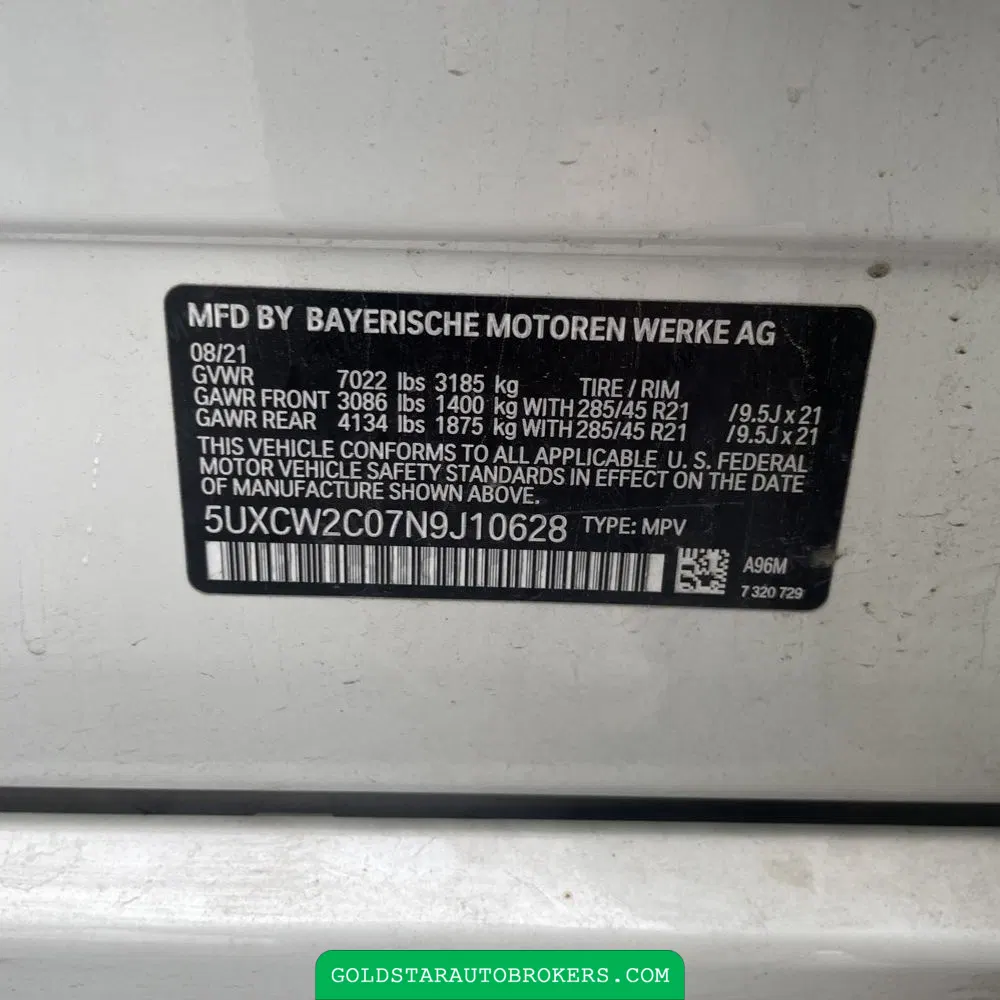 2022 BMW X7 XDrive40i