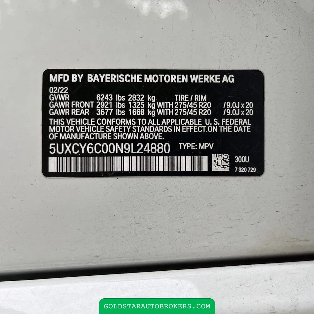 2022 BMW X6 XDrive40i