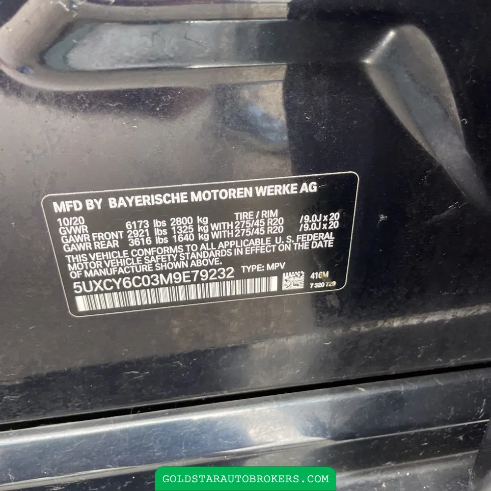 2021 BMW X6 XDrive40i