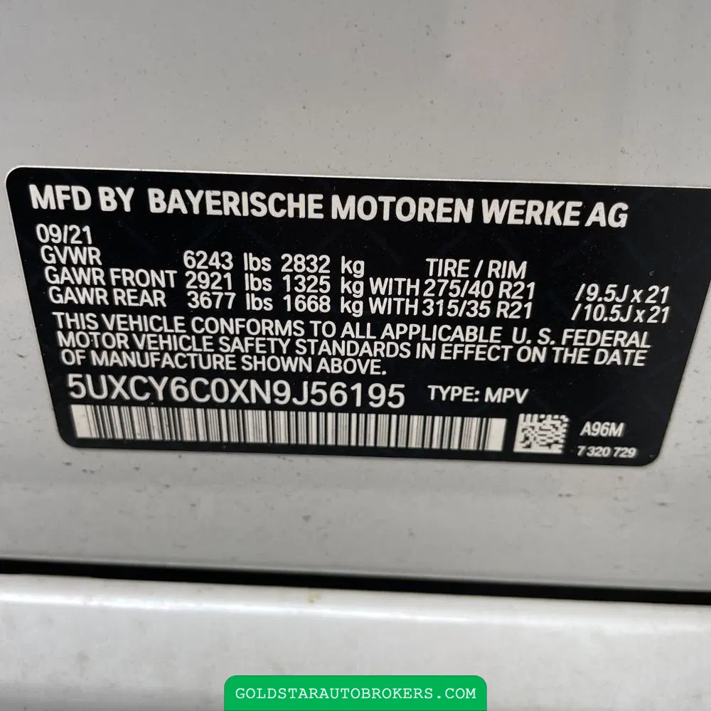 2022 BMW X6 XDrive40i