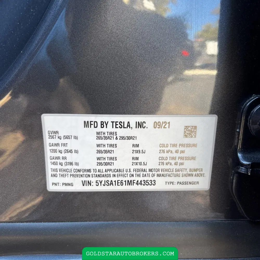 2021 Tesla Model S Plaid