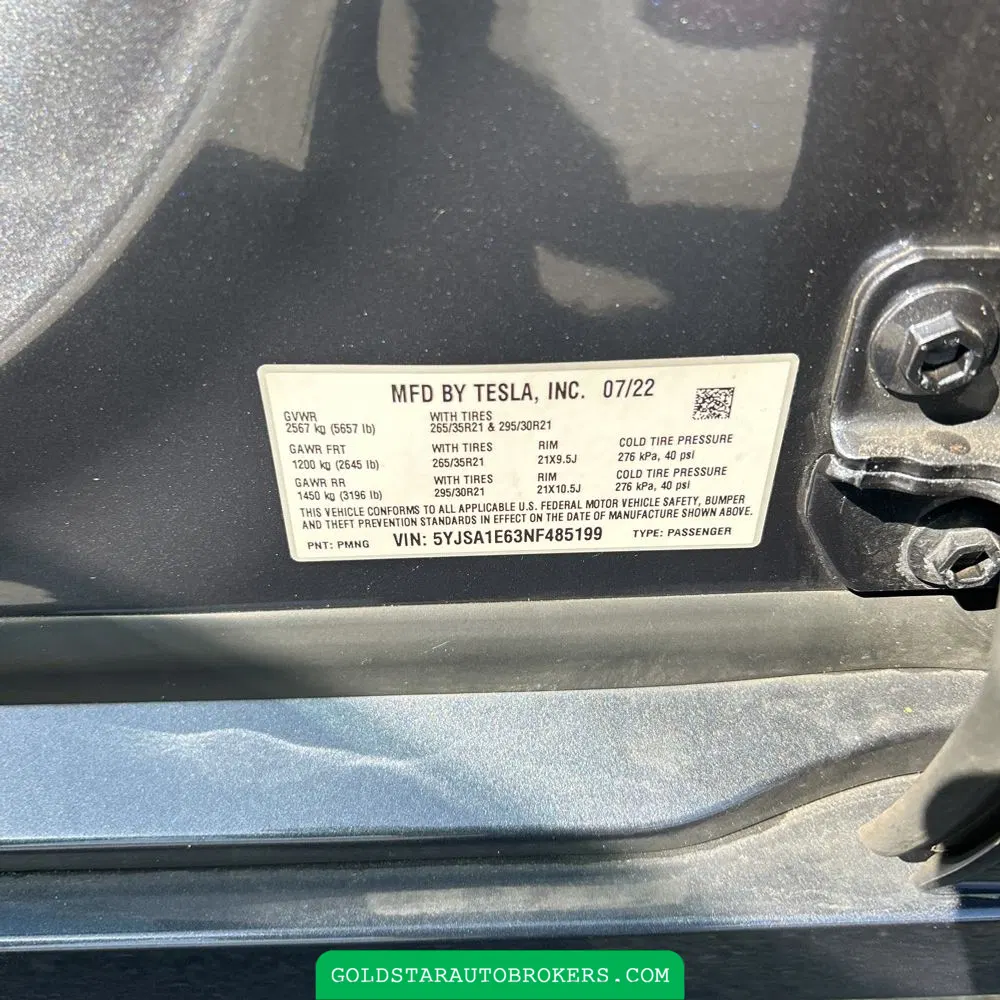 2022 Tesla Model S Plaid
