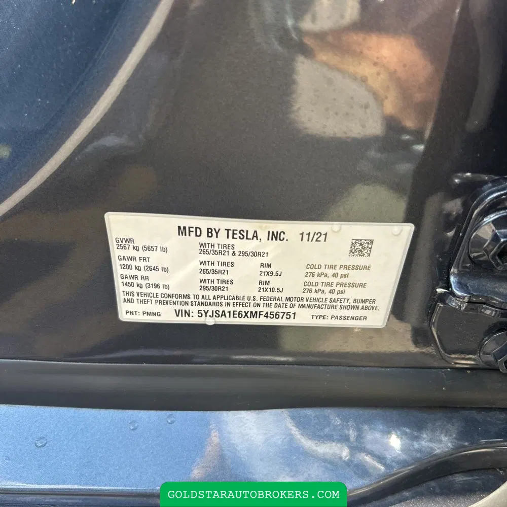 2021 Tesla Model S Plaid