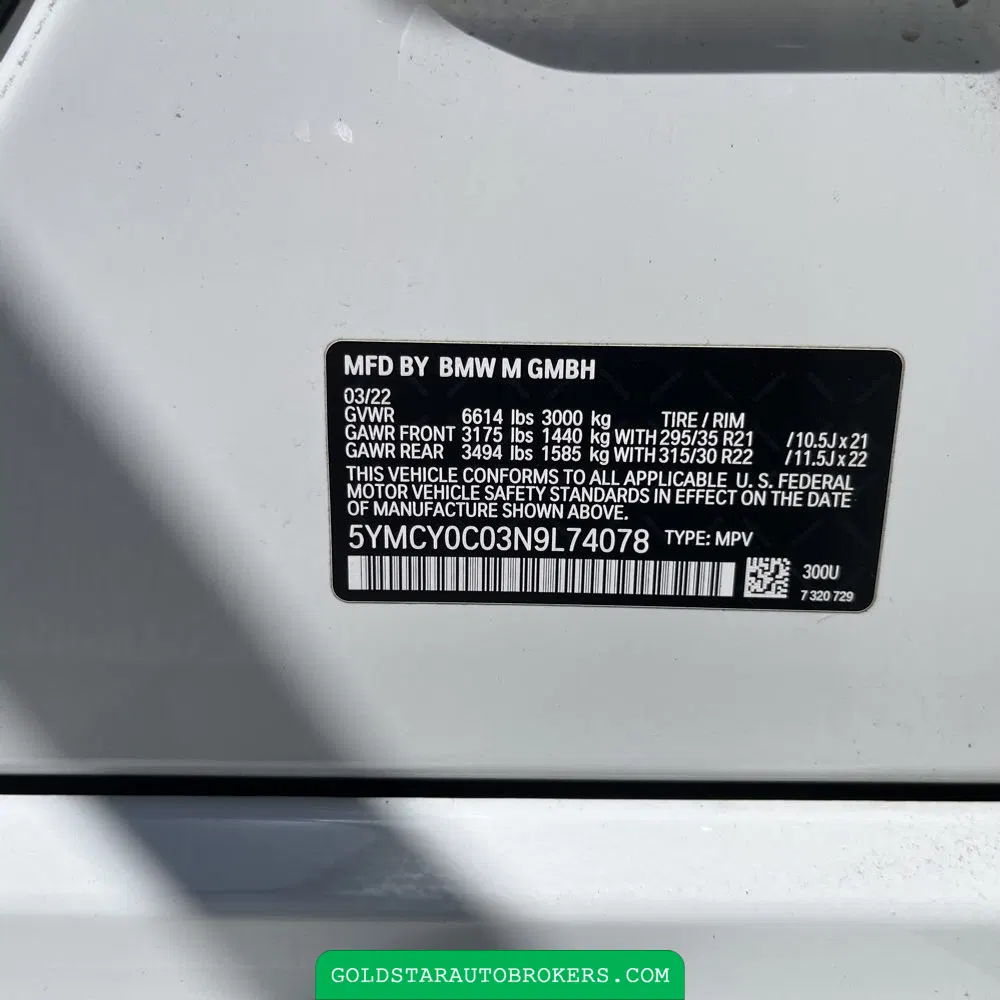 2022 BMW X6 M
