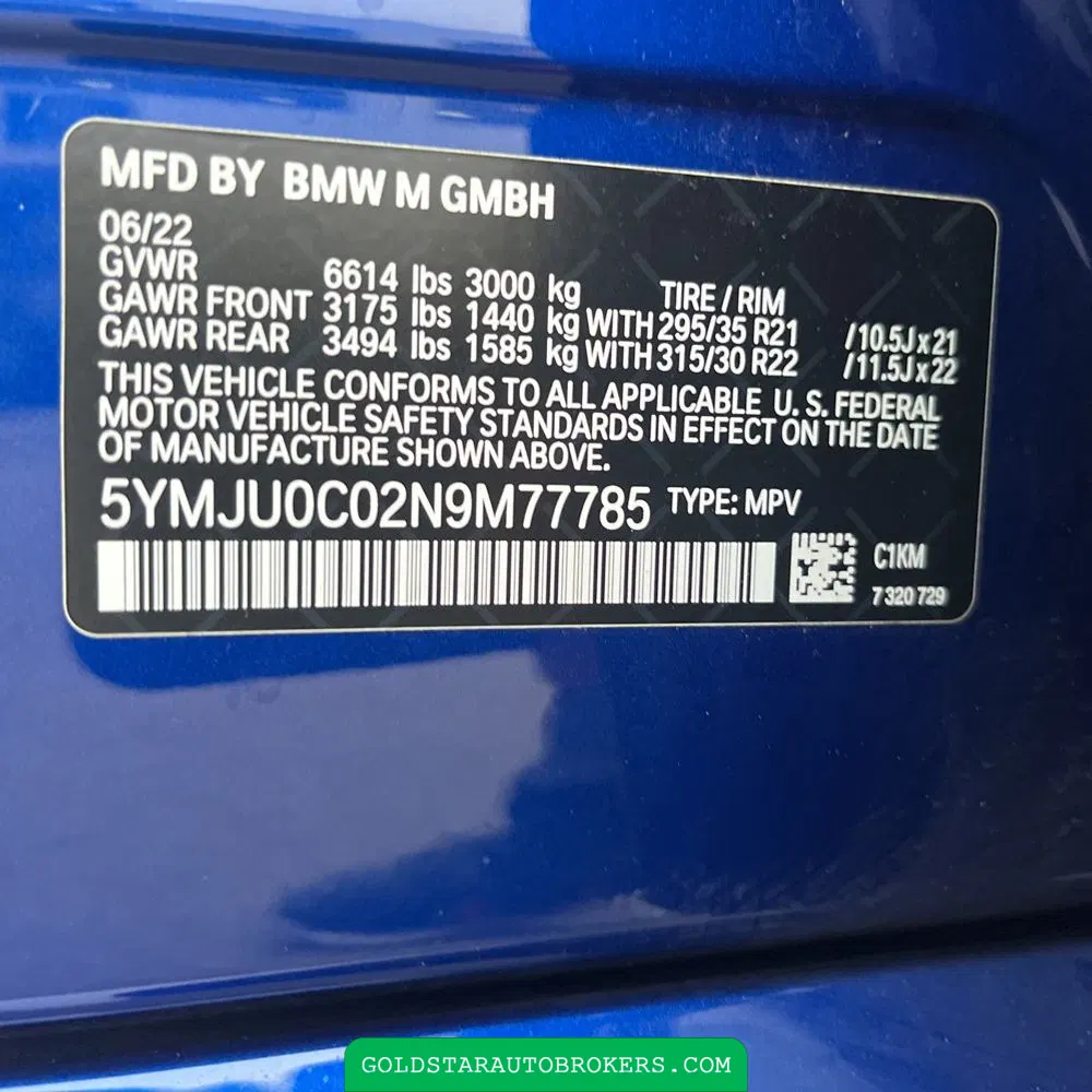 2022 BMW X5 M