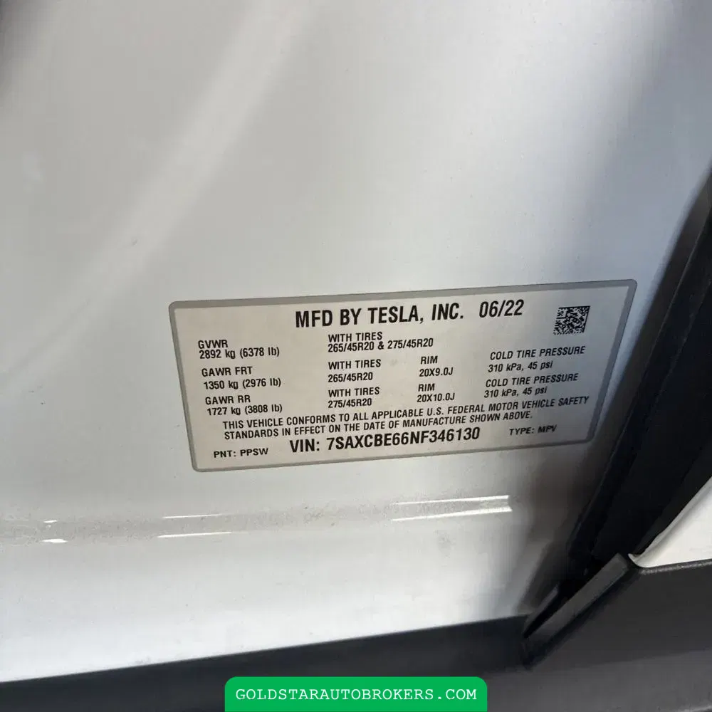 2022 Tesla Model X Plaid 4D SUV AWD