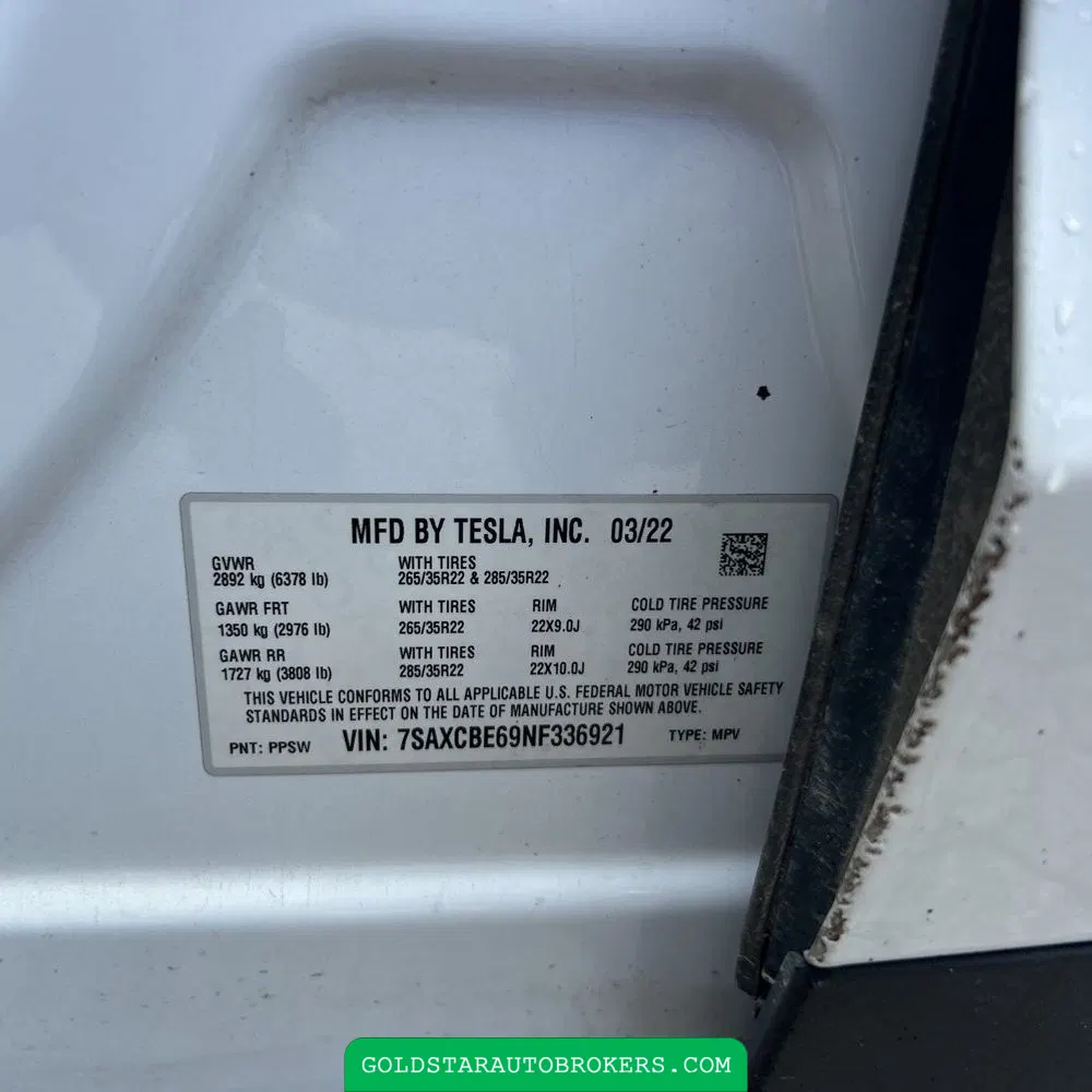 2022 Tesla Model X Plaid 4D SUV AWD
