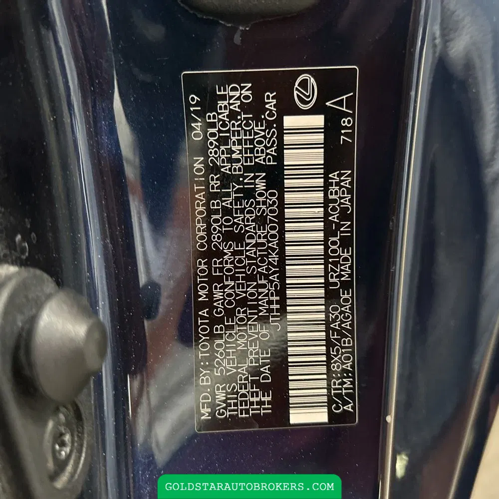 2019 Lexus LC 500 Base