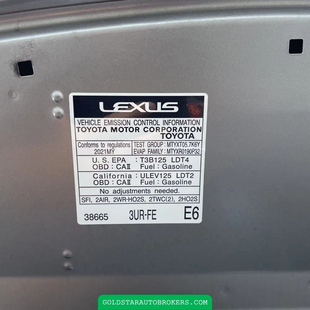 2021 Lexus LX 570 Three-Row