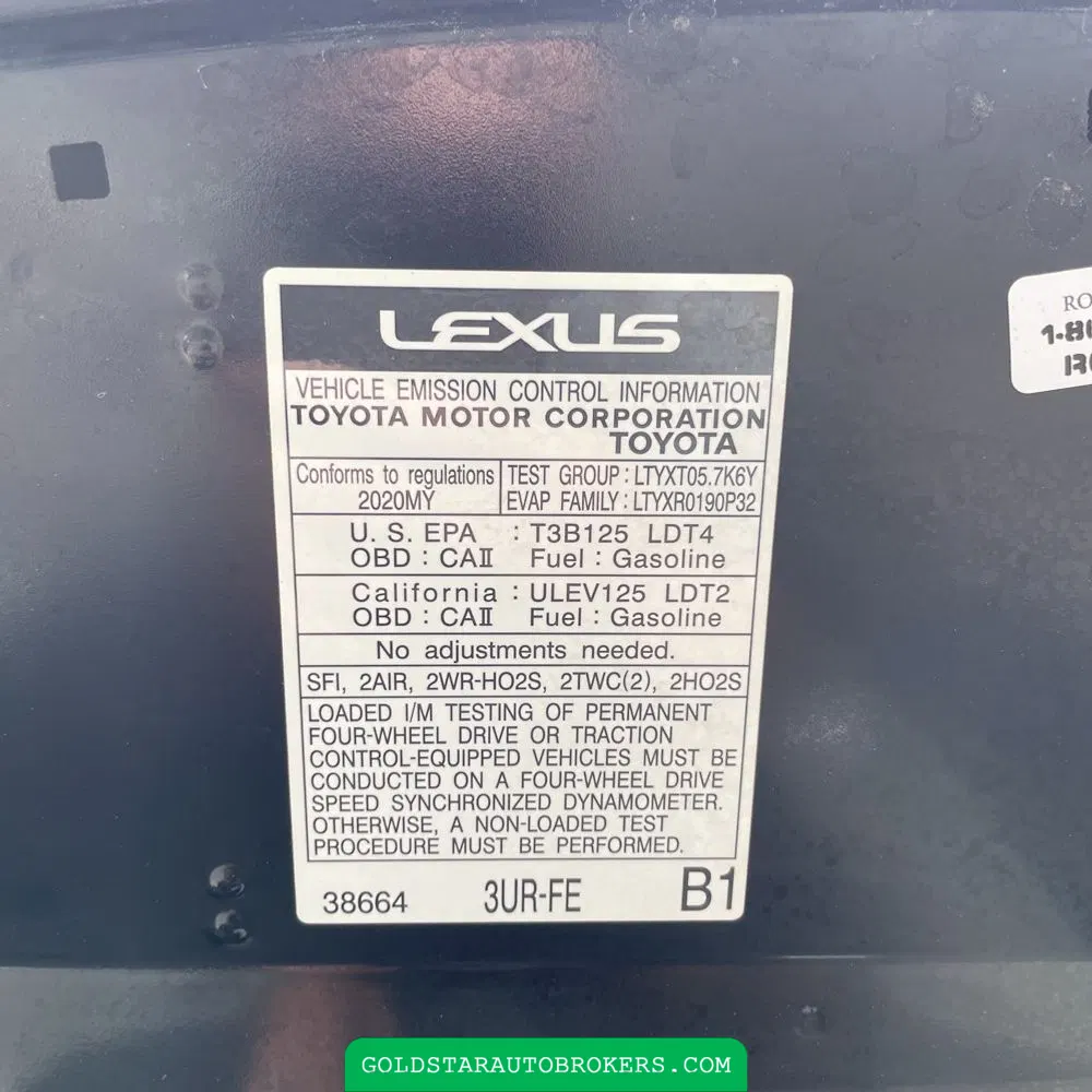 2020 Lexus LX 570 Two-Row