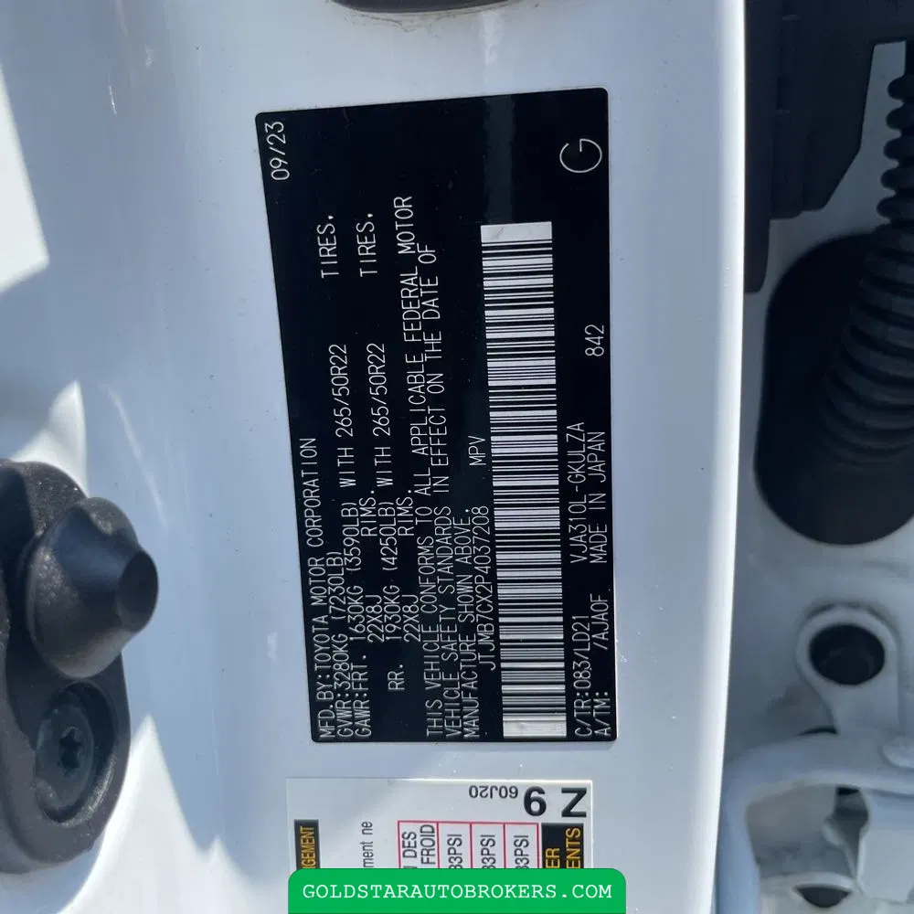 2023 Lexus LX 600 F SPORT Handling