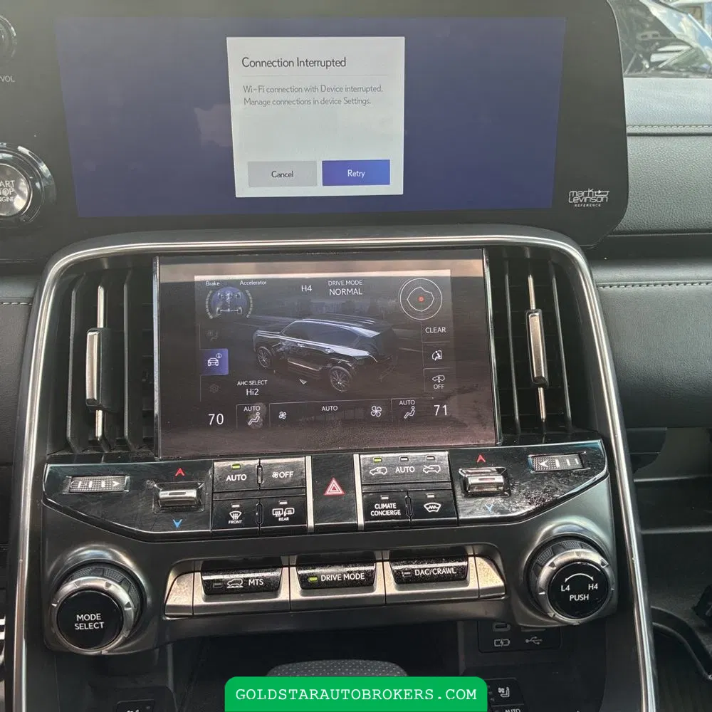 2022 Lexus LX 600 F SPORT Handling