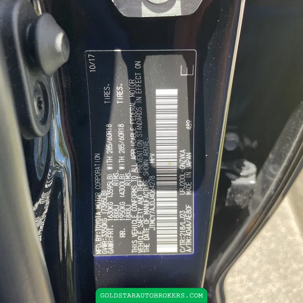 2018 Toyota Land Cruiser Base
