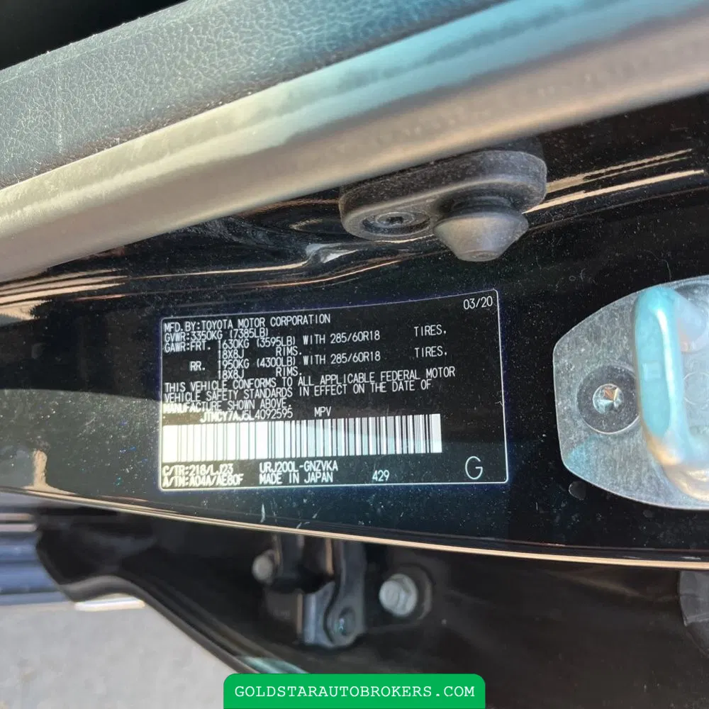 2020 Toyota Land Cruiser Base