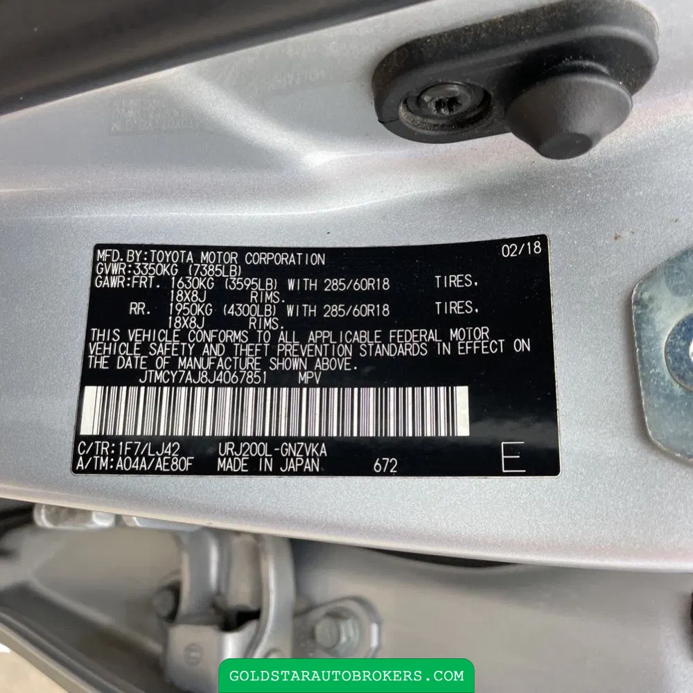 2018 Toyota Land Cruiser Base