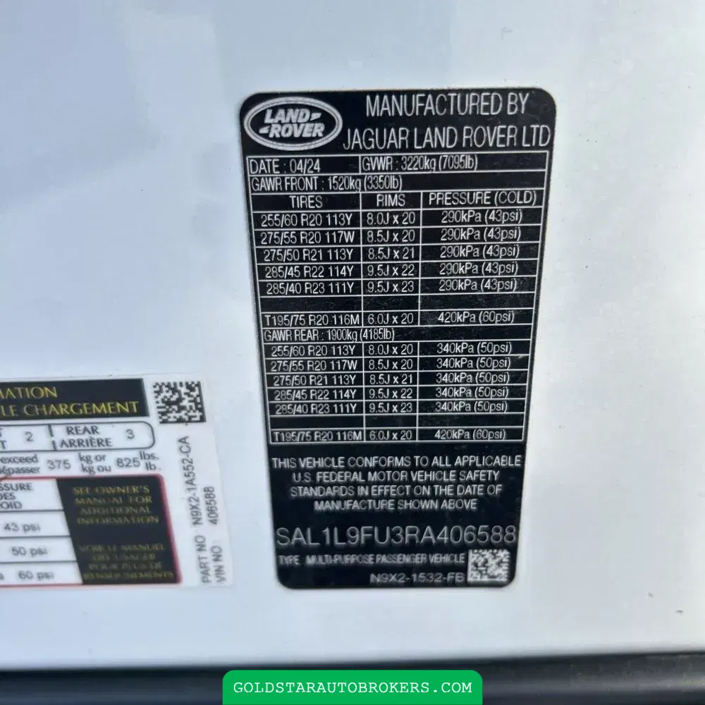 2024 Land Rover Range Rover Sport P400 Dynamic SE
