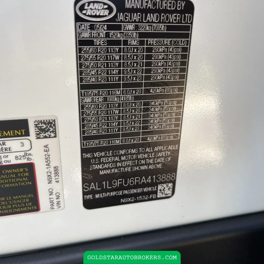 2024 Land Rover Range Rover Sport P400 Dynamic SE