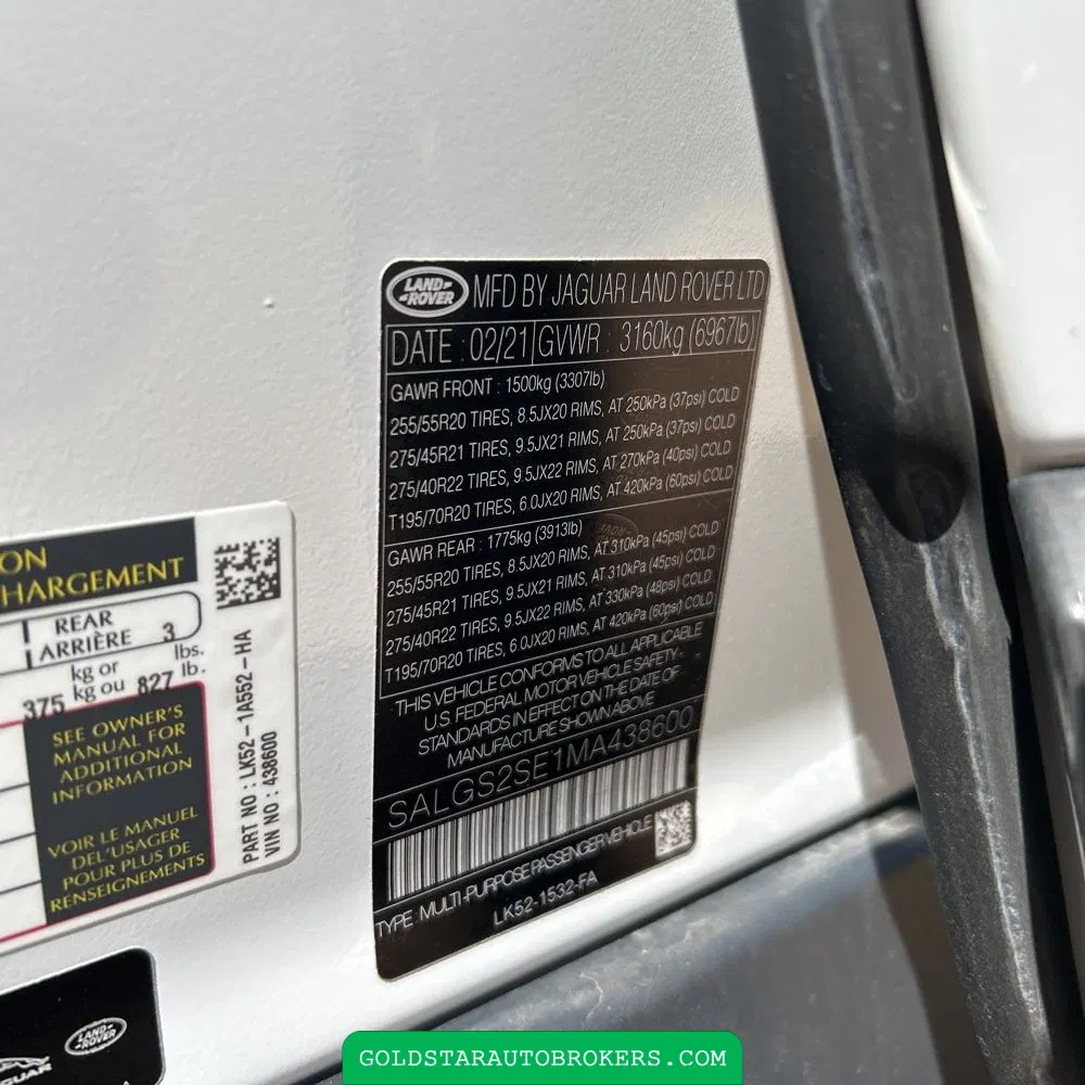 2021 Land Rover Range Rover P525 HSE Westminster Edition