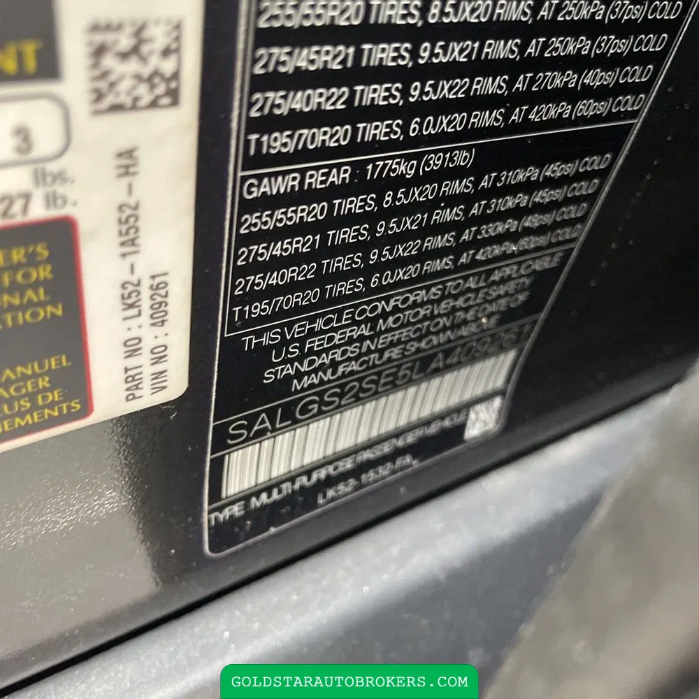 2020 Land Rover Range Rover P525 HSE