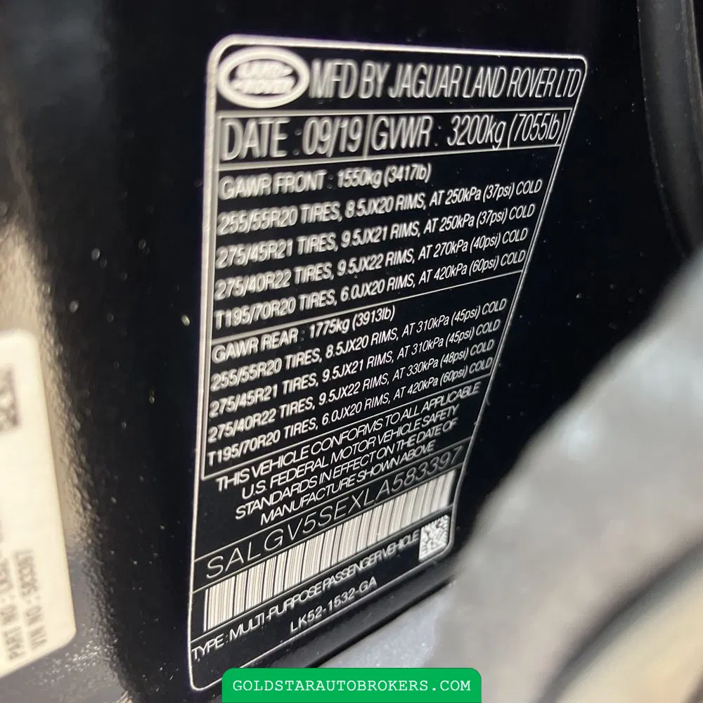 2020 Land Rover Range Rover Autobiography LWB