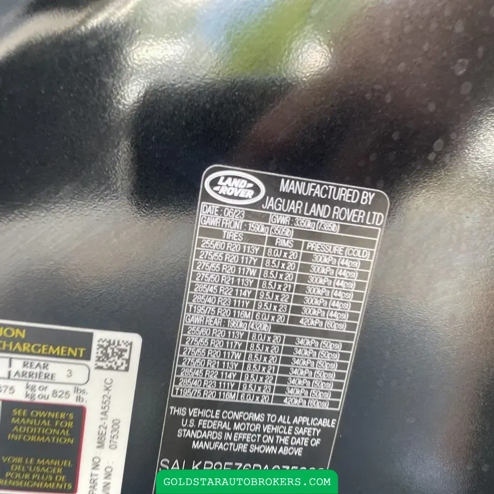 2023 Land Rover Range Rover SE