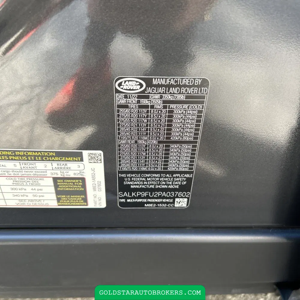 2023 Land Rover Range Rover SE