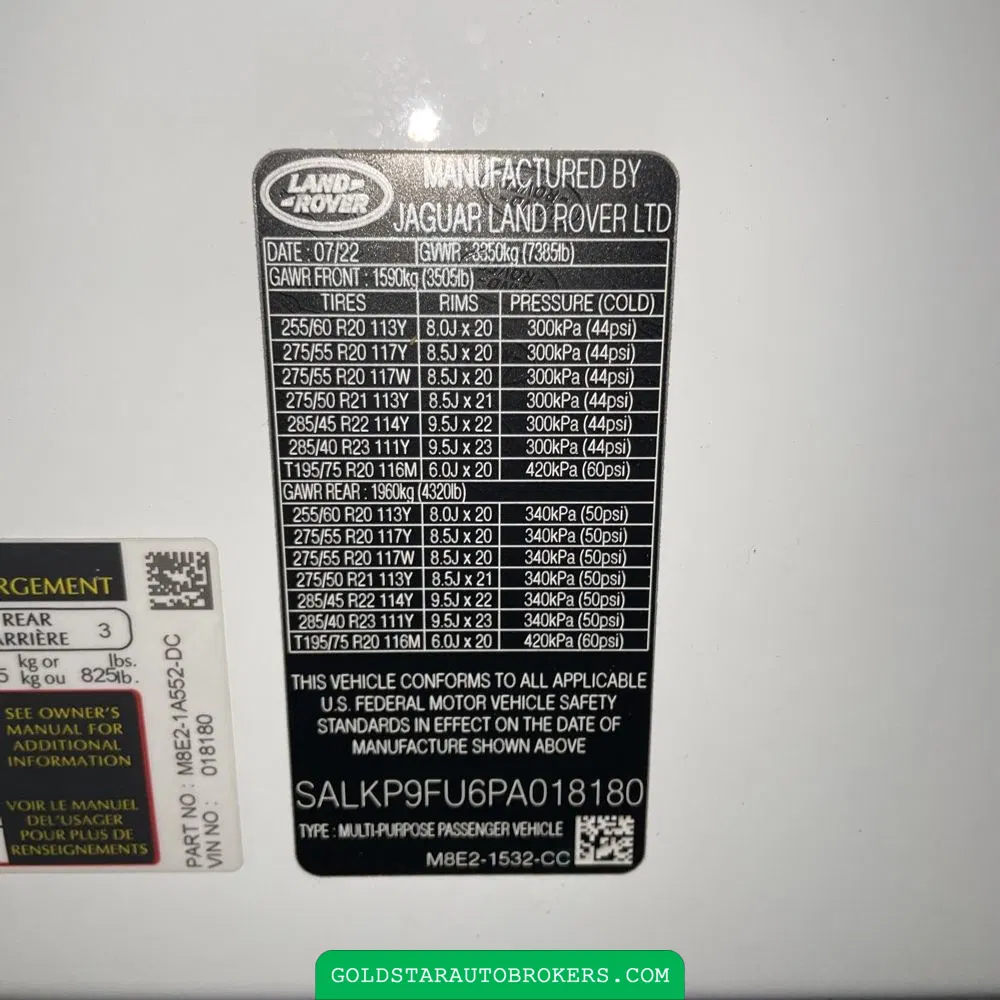 2023 Land Rover Range Rover P400 SE