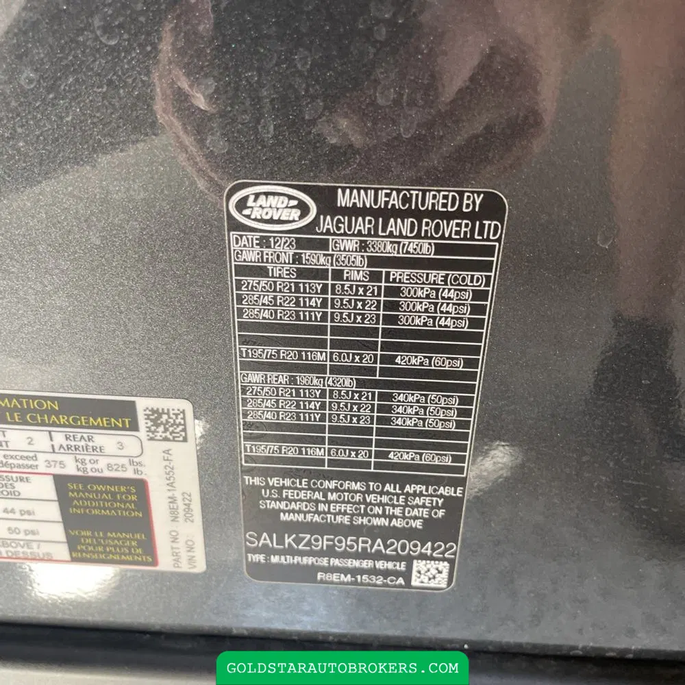 2024 Land Rover Range Rover SV P615