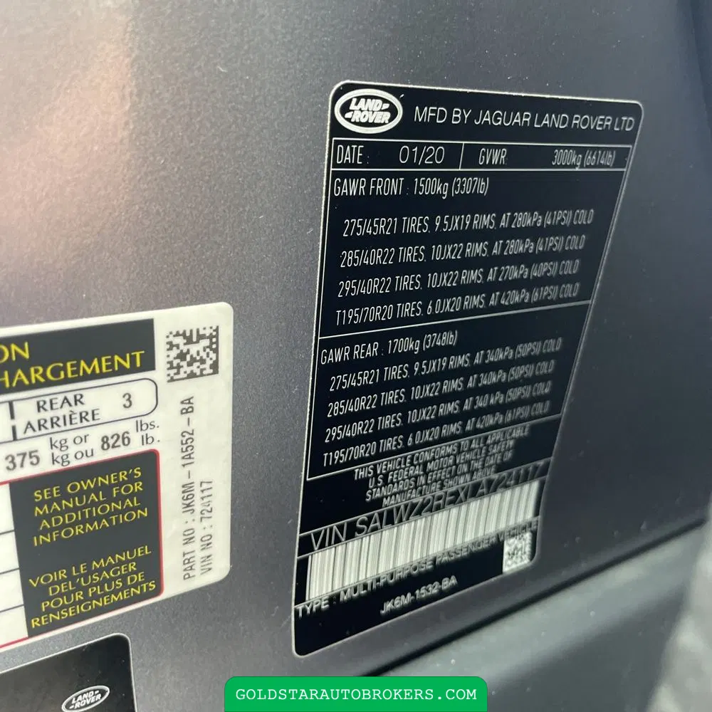 2020 Land Rover Range Rover Sport SVR