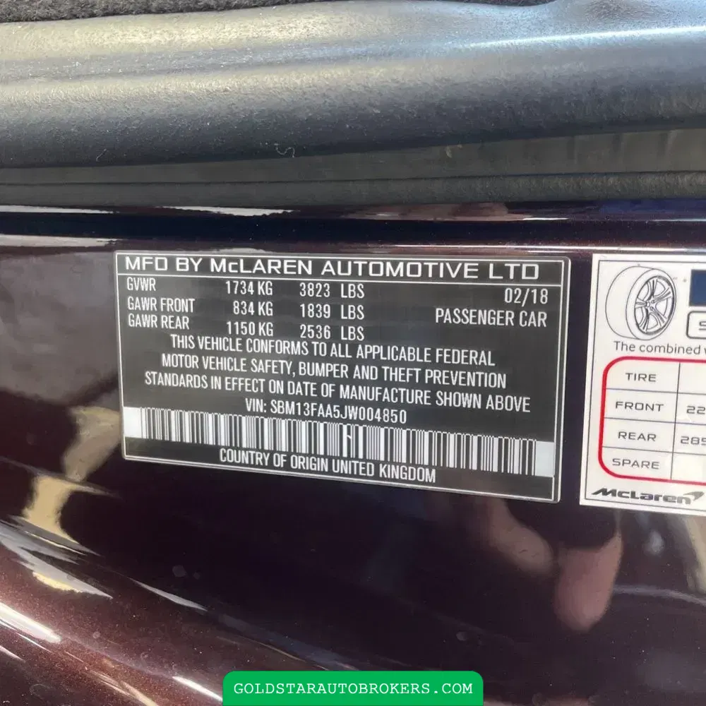 2018 Mclaren 570S Spider Base