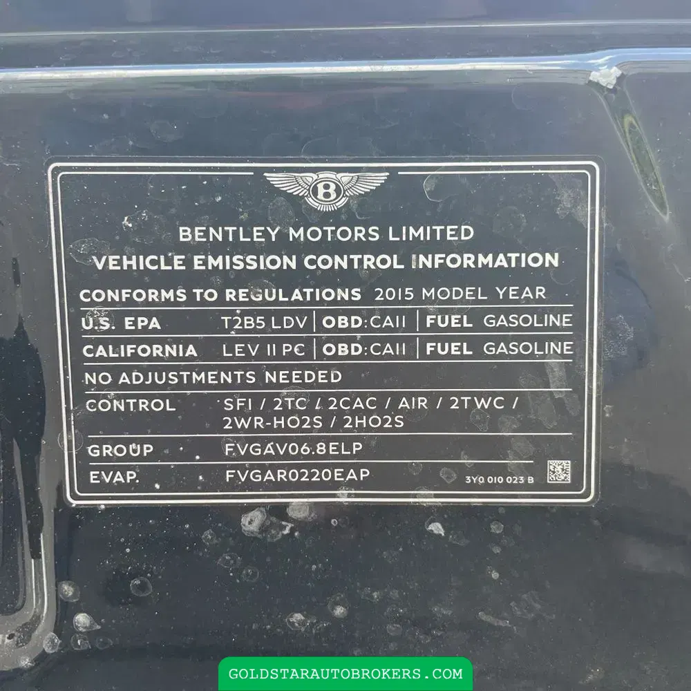 2015 Bentley Mulsanne Base