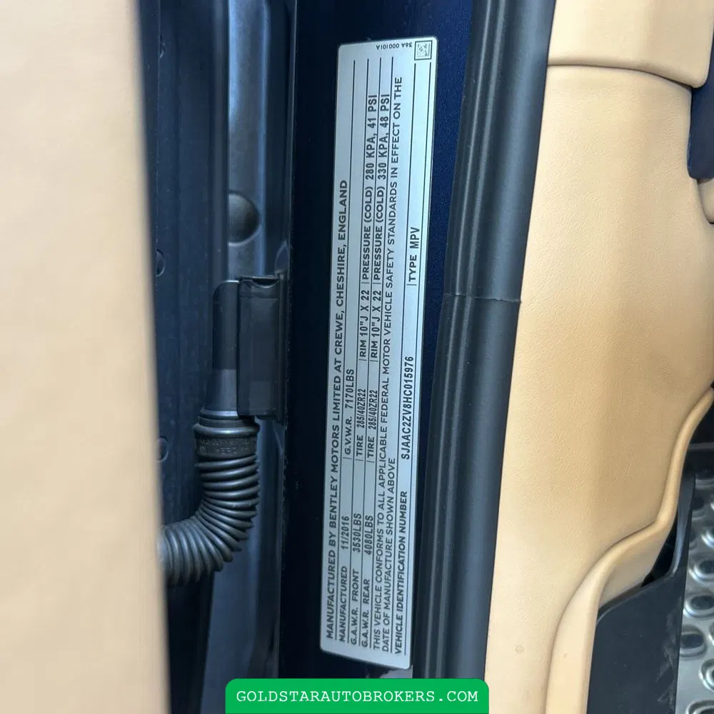 2017 Bentley Bentayga Base