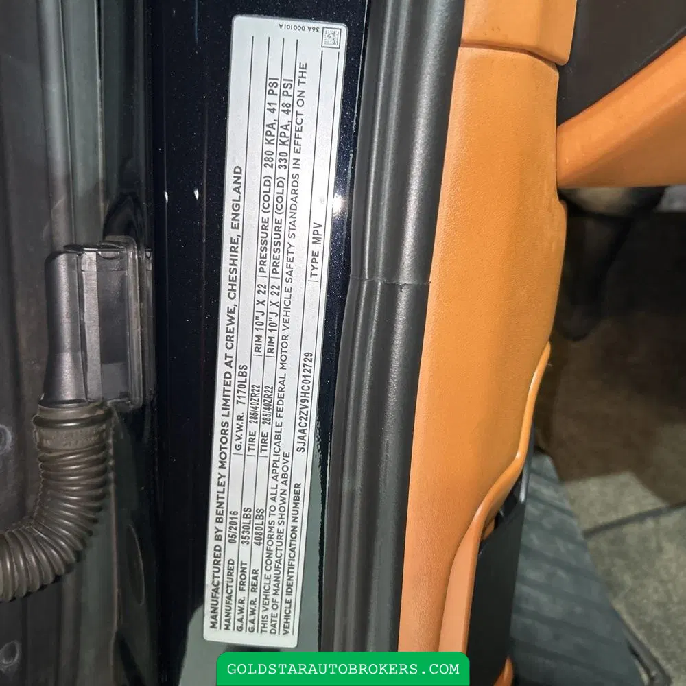 2017 Bentley Bentayga Base