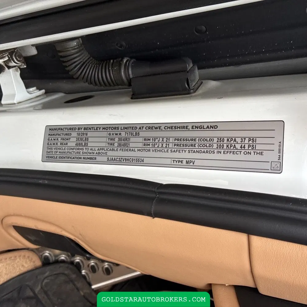 2017 Bentley Bentayga Base