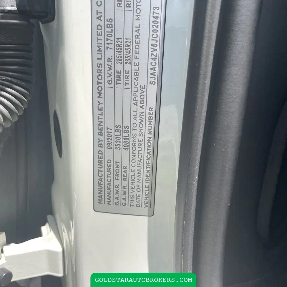 2018 Bentley Bentayga Base