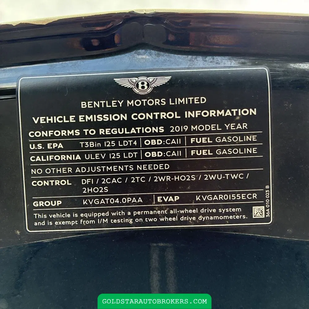 2019 Bentley Bentayga Base