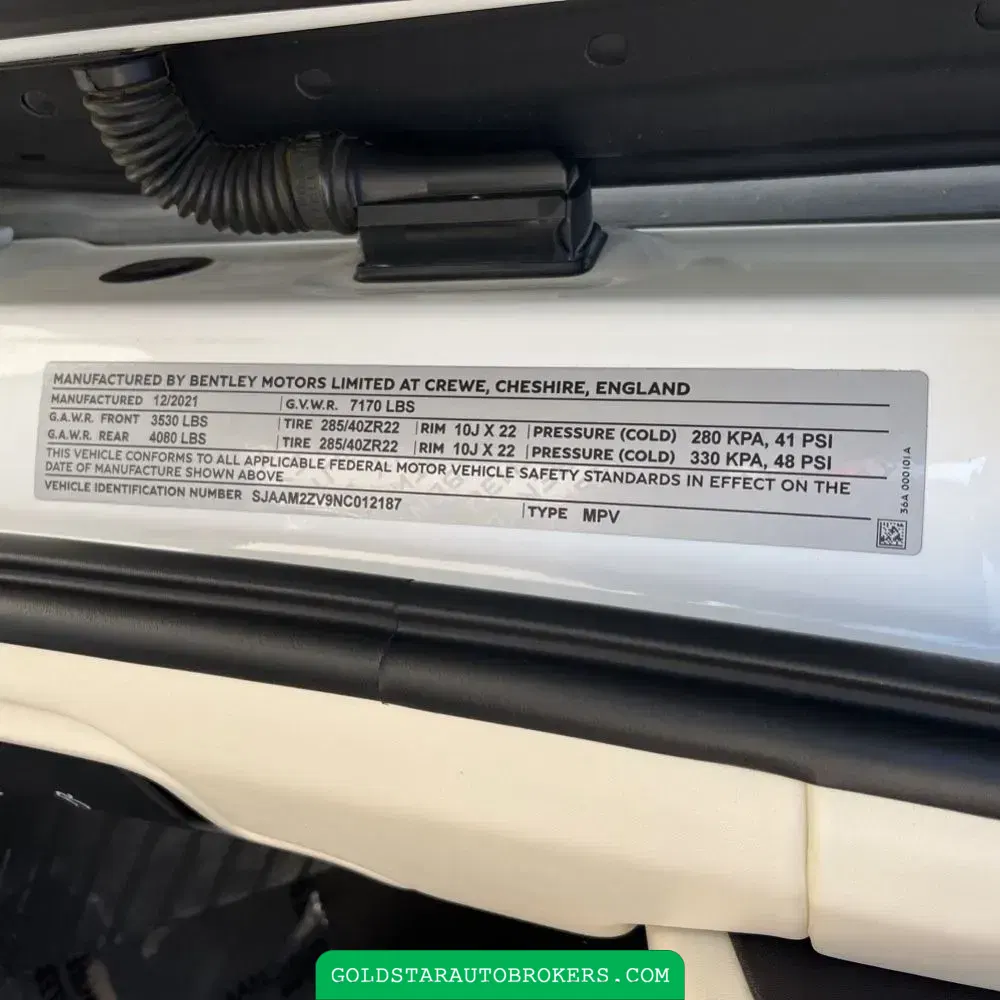 2022 Bentley Bentayga V8