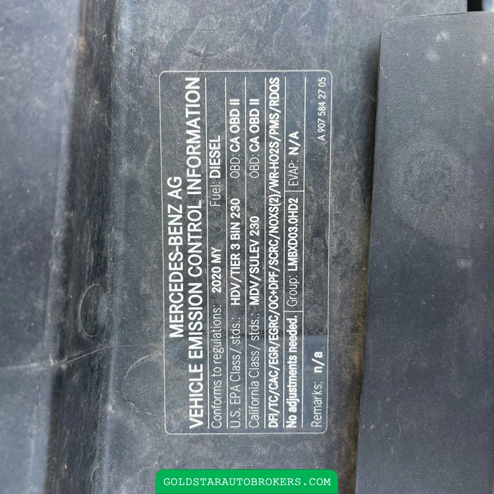 2020 Mercedes-Benz Sprinter 3500XD