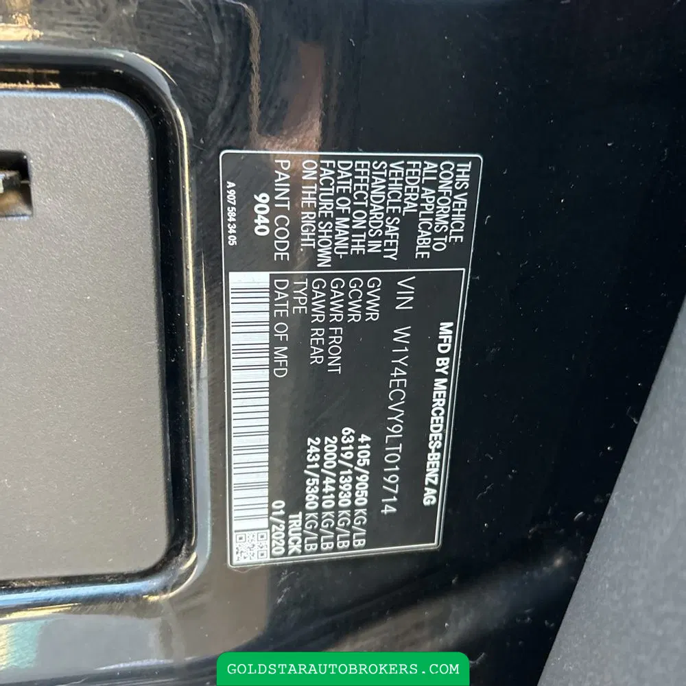2020 Mercedes-Benz Sprinter 2500 High Roof V6
