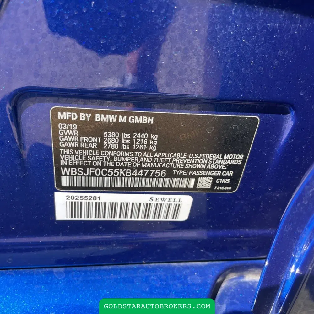 2019 BMW M5 Base