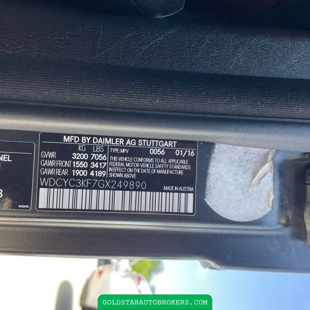 2016 Mercedes-Benz G-Class G 550