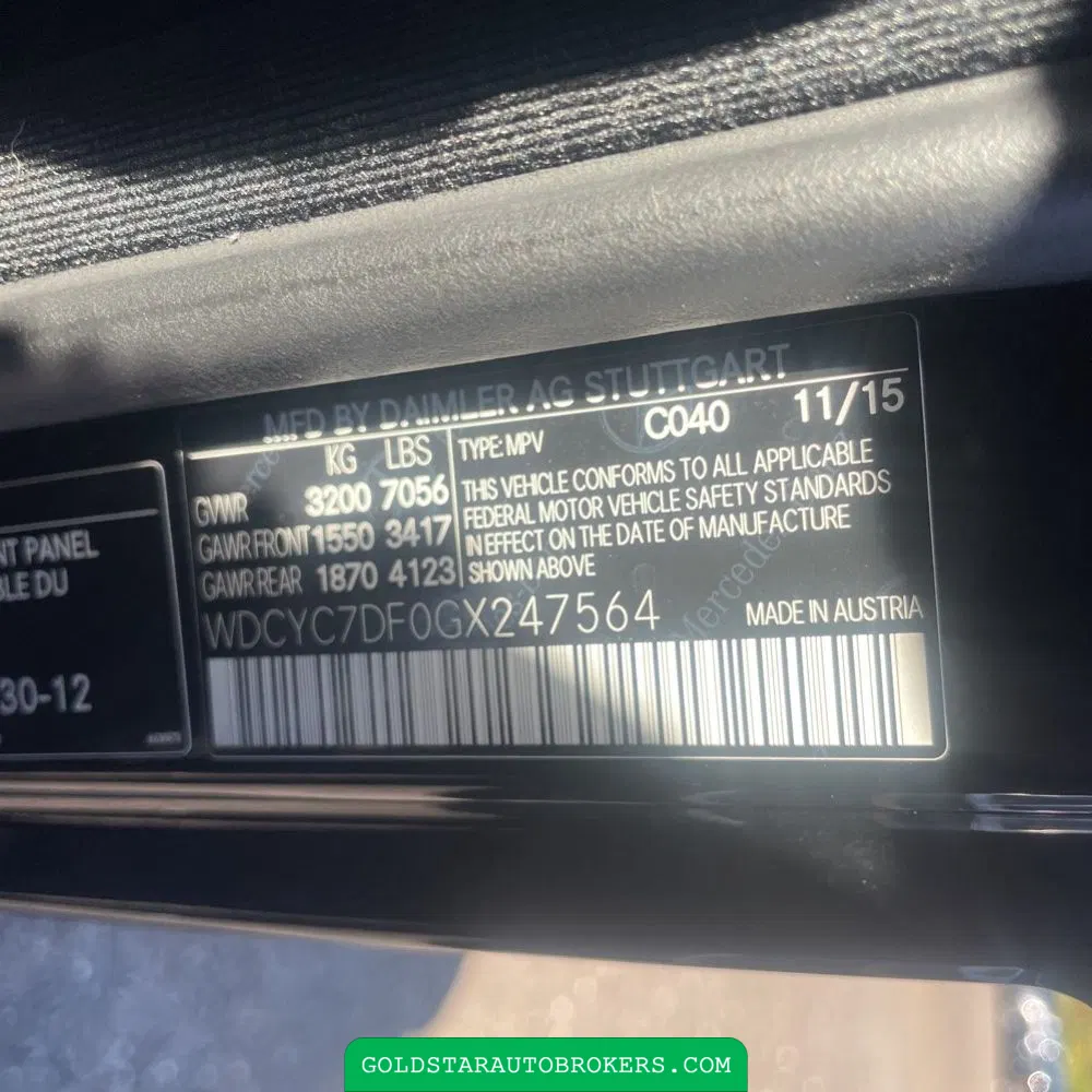 2016 Mercedes-Benz G-Class AMG G63 4D SUV