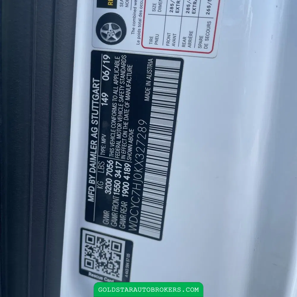 2019 Mercedes-Benz G-Class AMG G 63