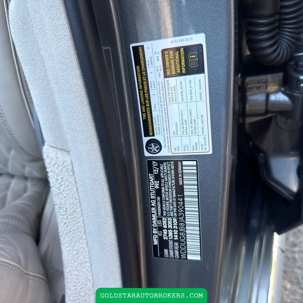 2018 Mercedes-Benz S-Class AMG S 63