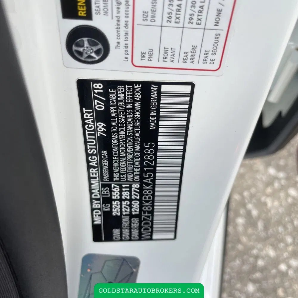 2019 Mercedes-Benz E-Class AMG E 63 S