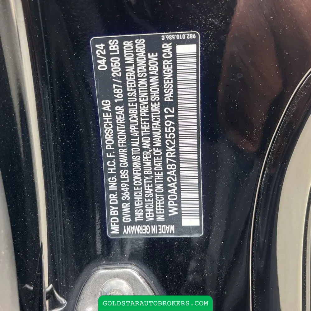2024 Porsche 718 Cayman Base