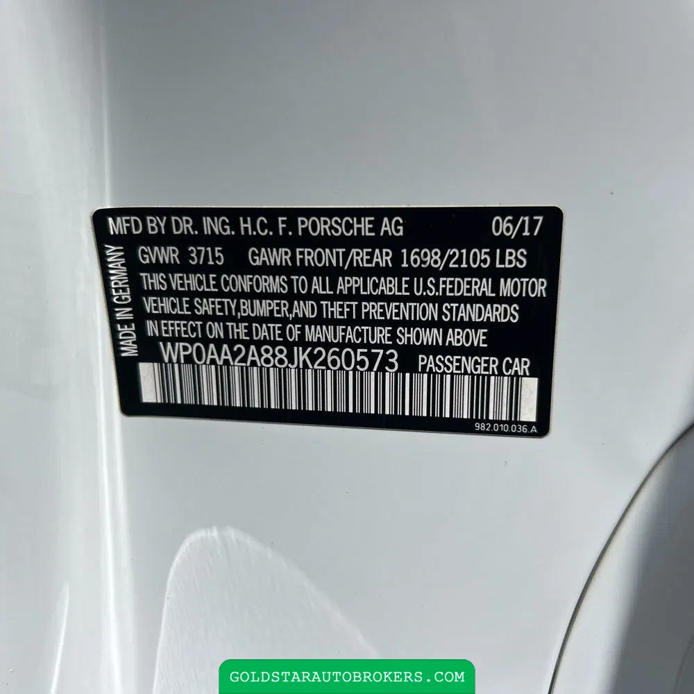 2018 Porsche 718 Cayman Base