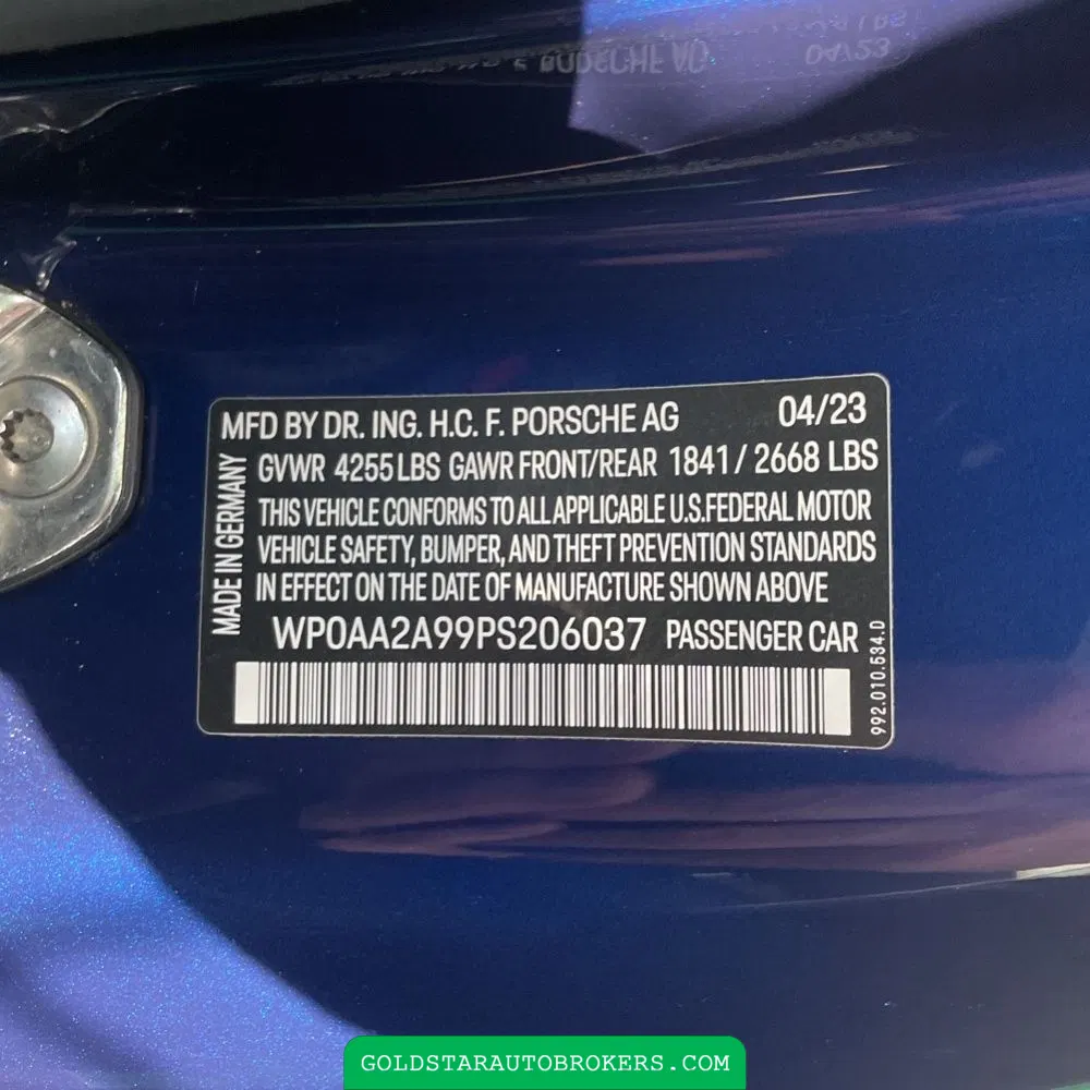 2023 Porsche 911 Carrera T